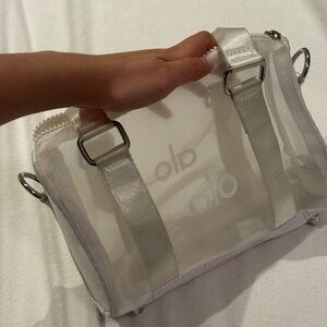 ALO Yoga Clear White Tote Bag